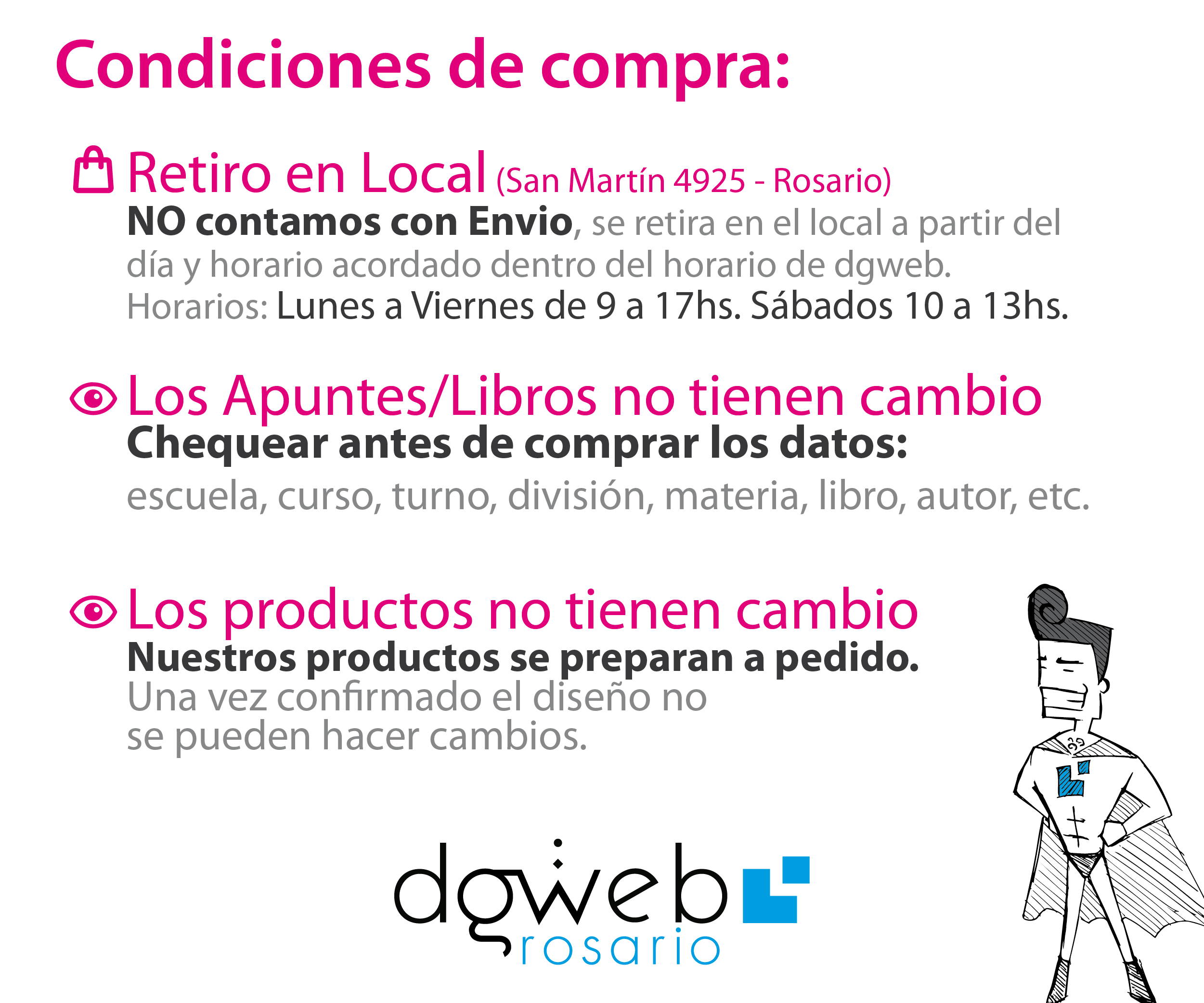 condiciones de compra